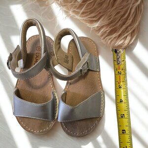 ✨ Toddler Silver Strap Sandals – Adjustable Summer Comfort